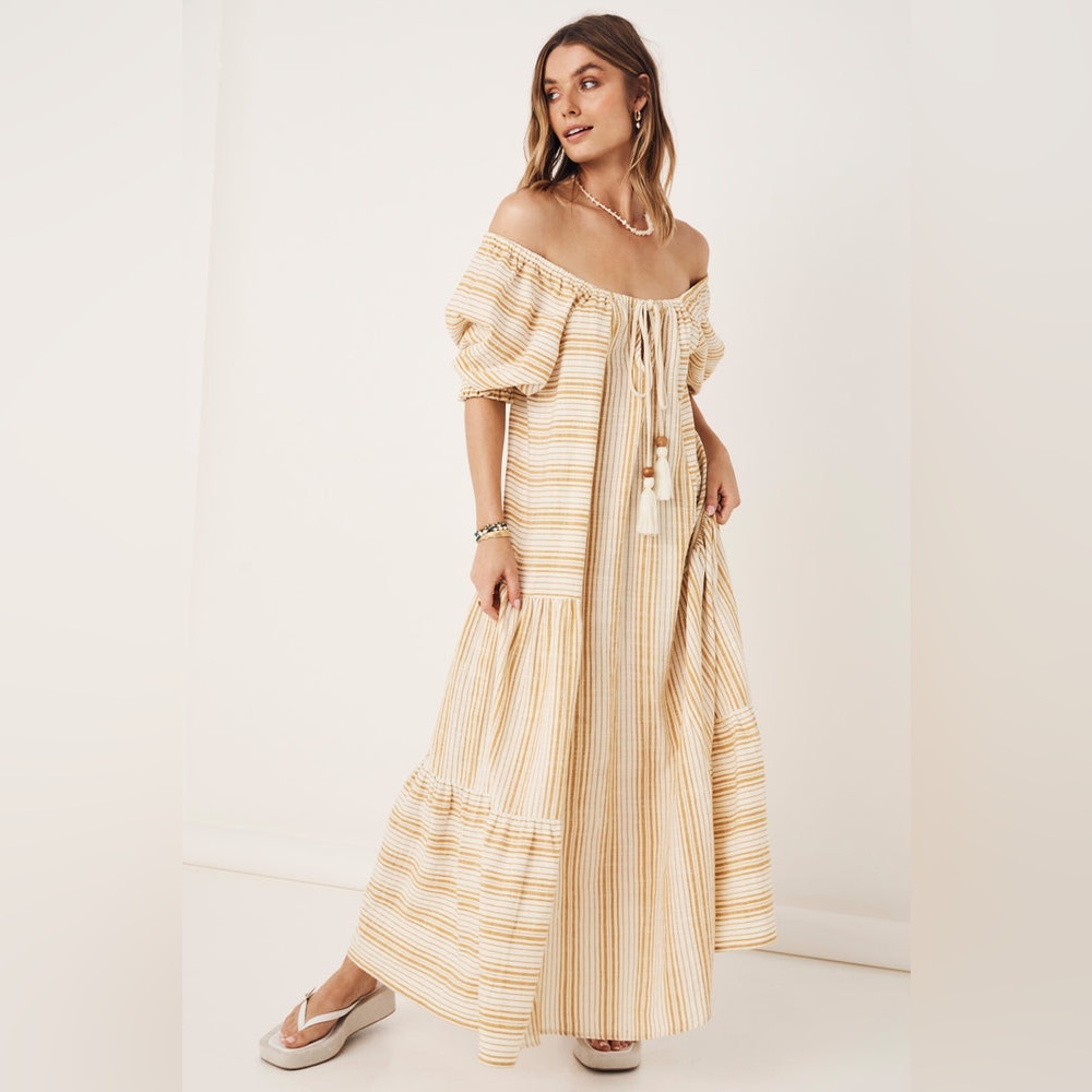 Spell Lady Palm Gown in Toffee